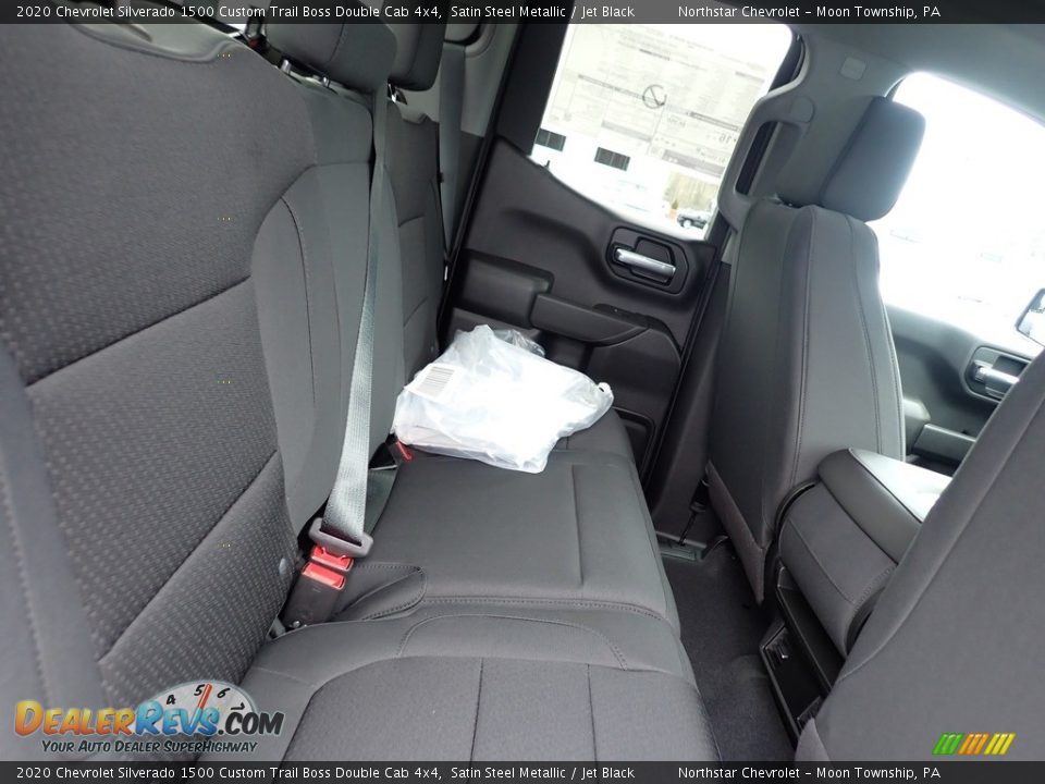 2020 Chevrolet Silverado 1500 Custom Trail Boss Double Cab 4x4 Satin Steel Metallic / Jet Black Photo #12