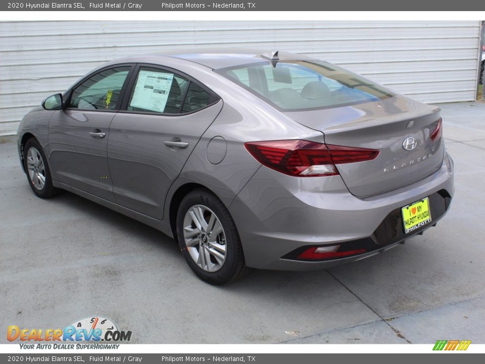 2020 Hyundai Elantra SEL Fluid Metal / Gray Photo #6