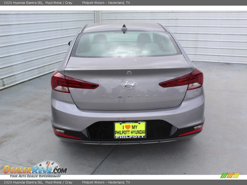2020 Hyundai Elantra SEL Fluid Metal / Gray Photo #7