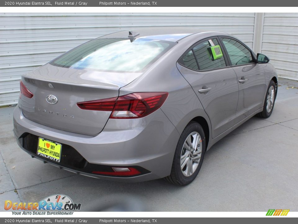 2020 Hyundai Elantra SEL Fluid Metal / Gray Photo #8