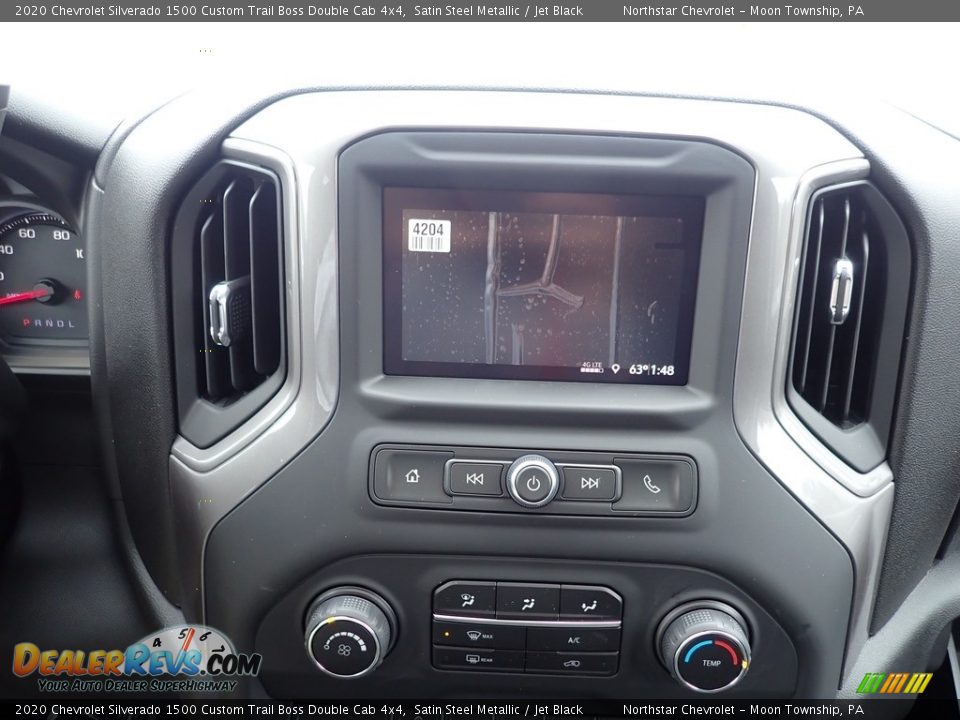 2020 Chevrolet Silverado 1500 Custom Trail Boss Double Cab 4x4 Satin Steel Metallic / Jet Black Photo #17