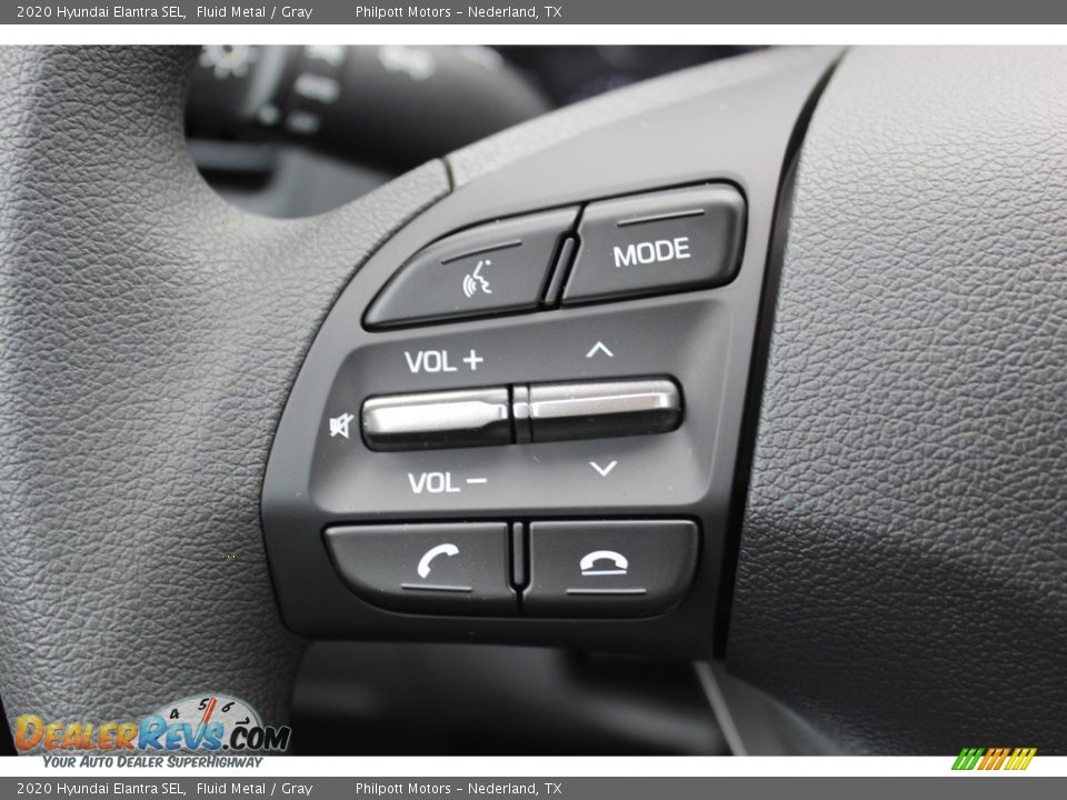 2020 Hyundai Elantra SEL Fluid Metal / Gray Photo #11
