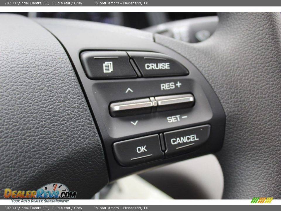 2020 Hyundai Elantra SEL Fluid Metal / Gray Photo #12