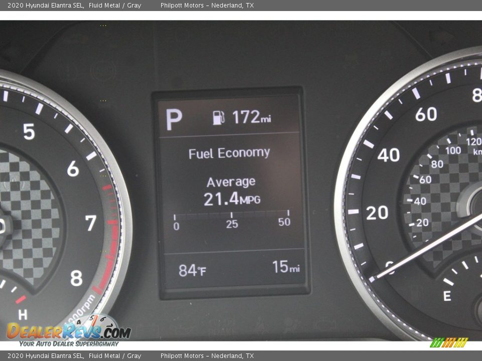 2020 Hyundai Elantra SEL Fluid Metal / Gray Photo #14