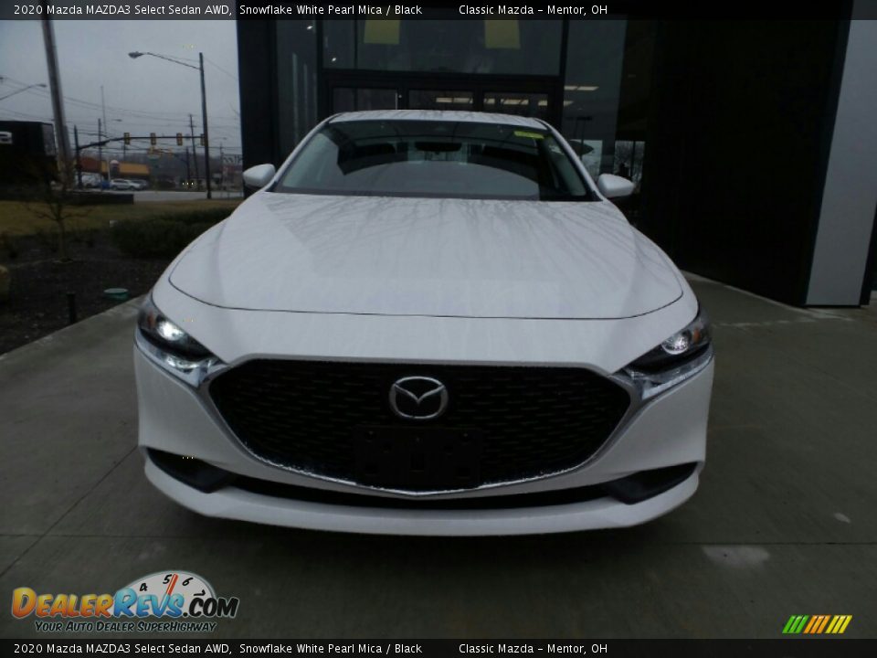 2020 Mazda MAZDA3 Select Sedan AWD Snowflake White Pearl Mica / Black Photo #2