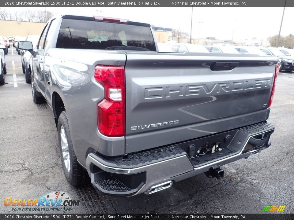 2020 Chevrolet Silverado 1500 LT Z71 Double Cab 4x4 Satin Steel Metallic / Jet Black Photo #3