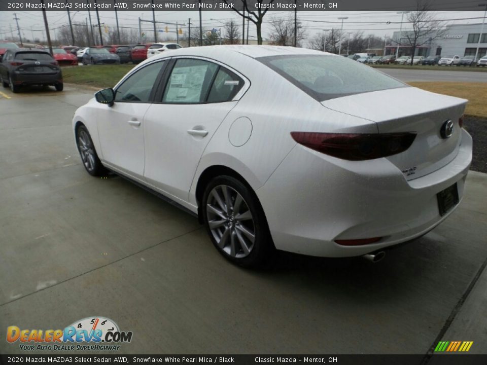 2020 Mazda MAZDA3 Select Sedan AWD Snowflake White Pearl Mica / Black Photo #4