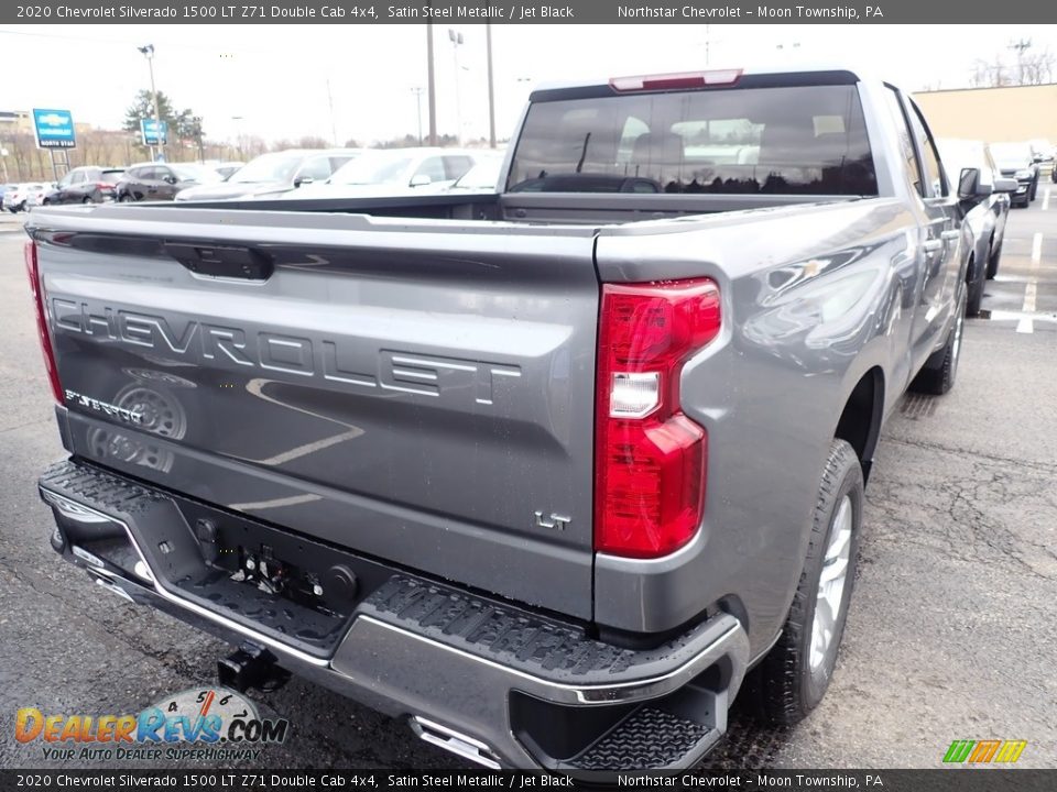 2020 Chevrolet Silverado 1500 LT Z71 Double Cab 4x4 Satin Steel Metallic / Jet Black Photo #5