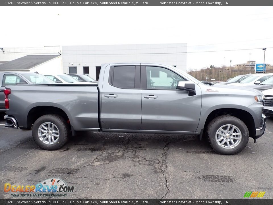 2020 Chevrolet Silverado 1500 LT Z71 Double Cab 4x4 Satin Steel Metallic / Jet Black Photo #6