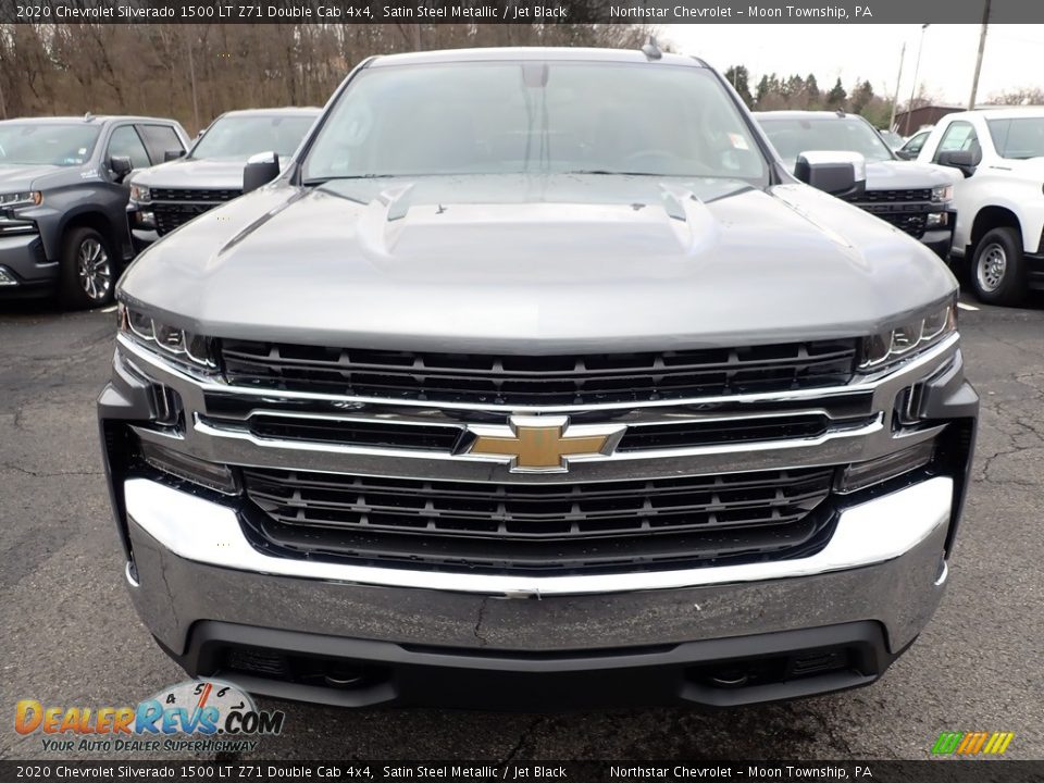 2020 Chevrolet Silverado 1500 LT Z71 Double Cab 4x4 Satin Steel Metallic / Jet Black Photo #8