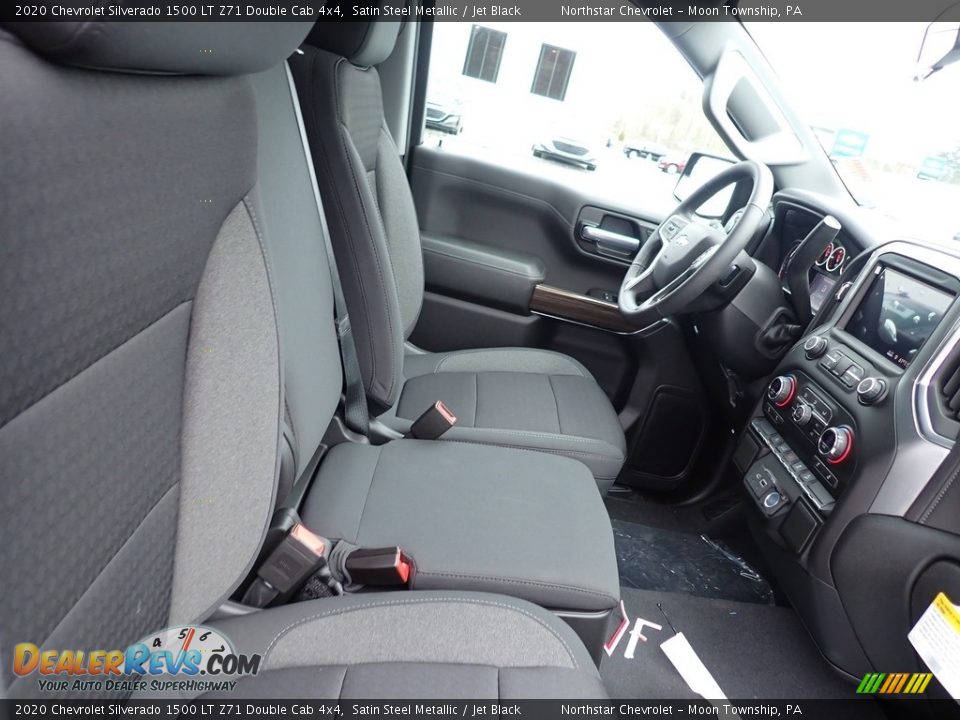 2020 Chevrolet Silverado 1500 LT Z71 Double Cab 4x4 Satin Steel Metallic / Jet Black Photo #10