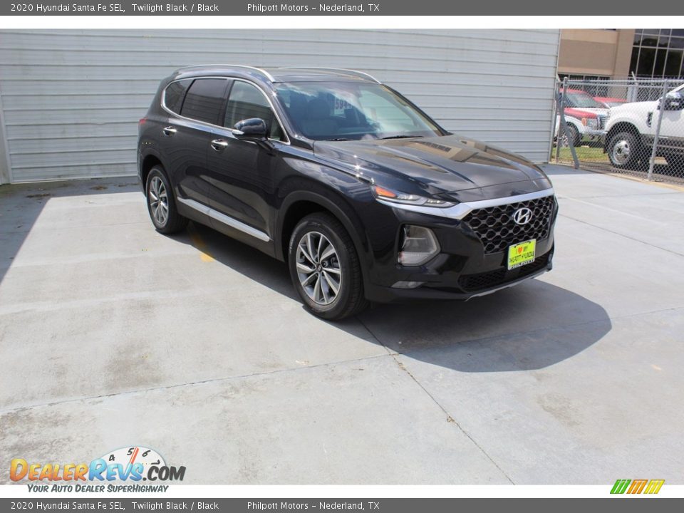 2020 Hyundai Santa Fe SEL Twilight Black / Black Photo #2