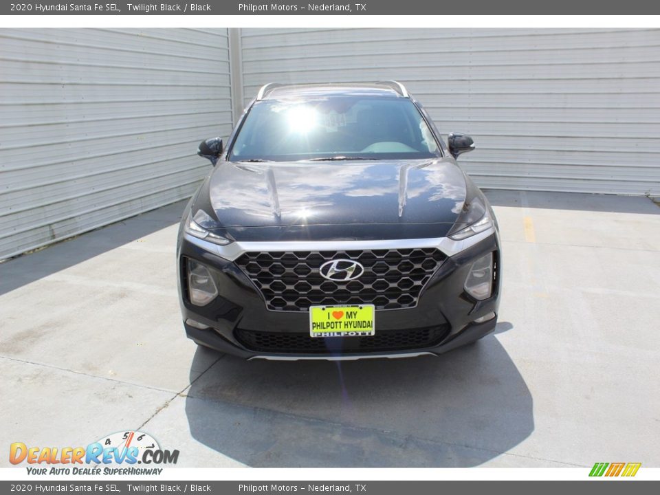 2020 Hyundai Santa Fe SEL Twilight Black / Black Photo #3