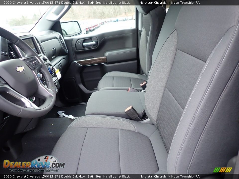 2020 Chevrolet Silverado 1500 LT Z71 Double Cab 4x4 Satin Steel Metallic / Jet Black Photo #15