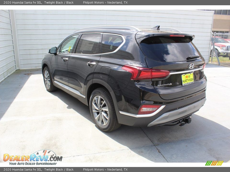 2020 Hyundai Santa Fe SEL Twilight Black / Black Photo #6