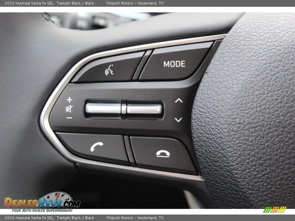 2020 Hyundai Santa Fe SEL Twilight Black / Black Photo #11