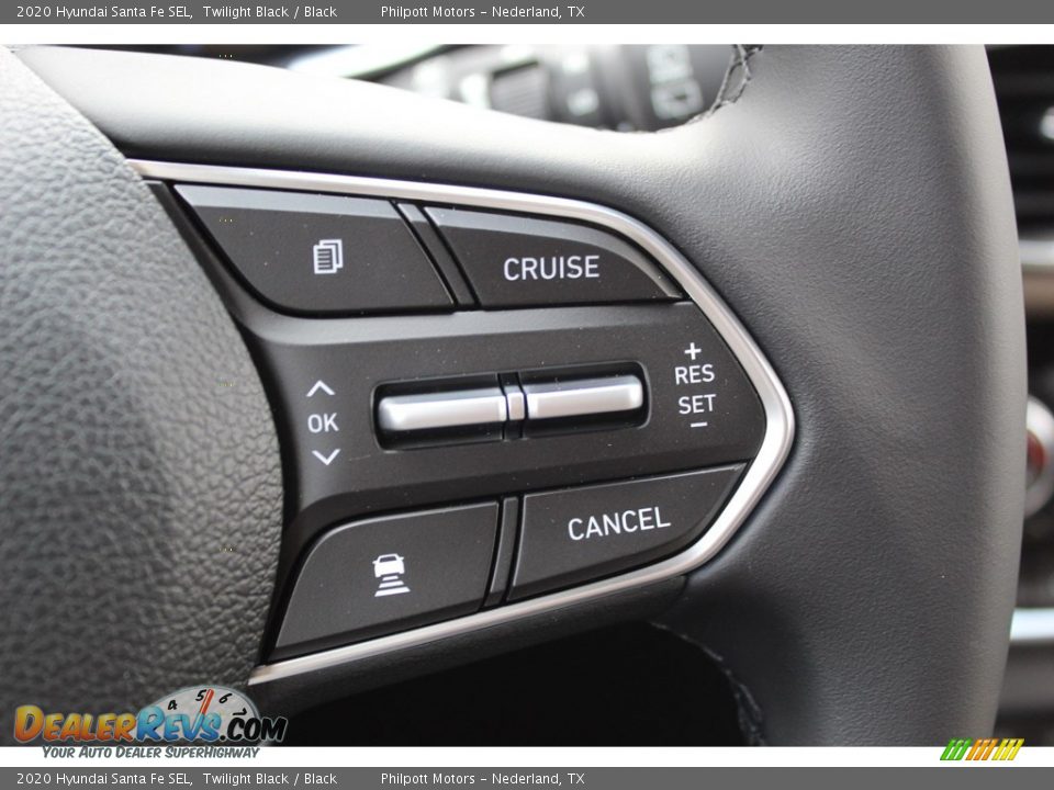 2020 Hyundai Santa Fe SEL Twilight Black / Black Photo #12