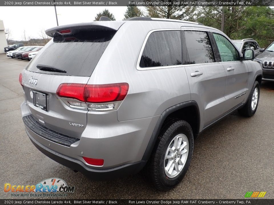 2020 Jeep Grand Cherokee Laredo 4x4 Billet Silver Metallic / Black Photo #5