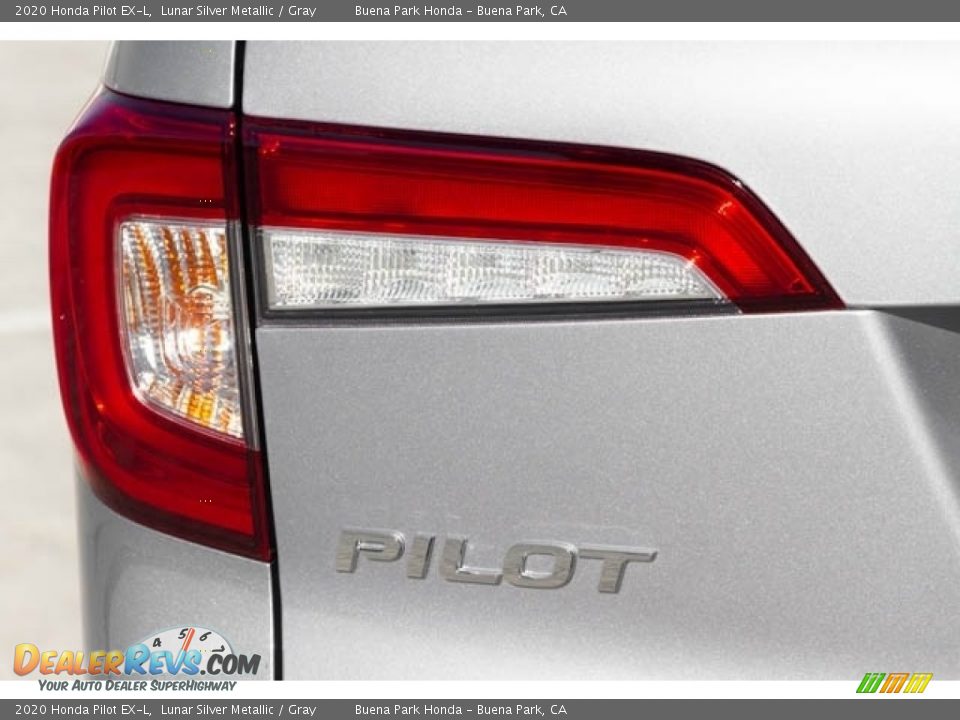 2020 Honda Pilot EX-L Lunar Silver Metallic / Gray Photo #7
