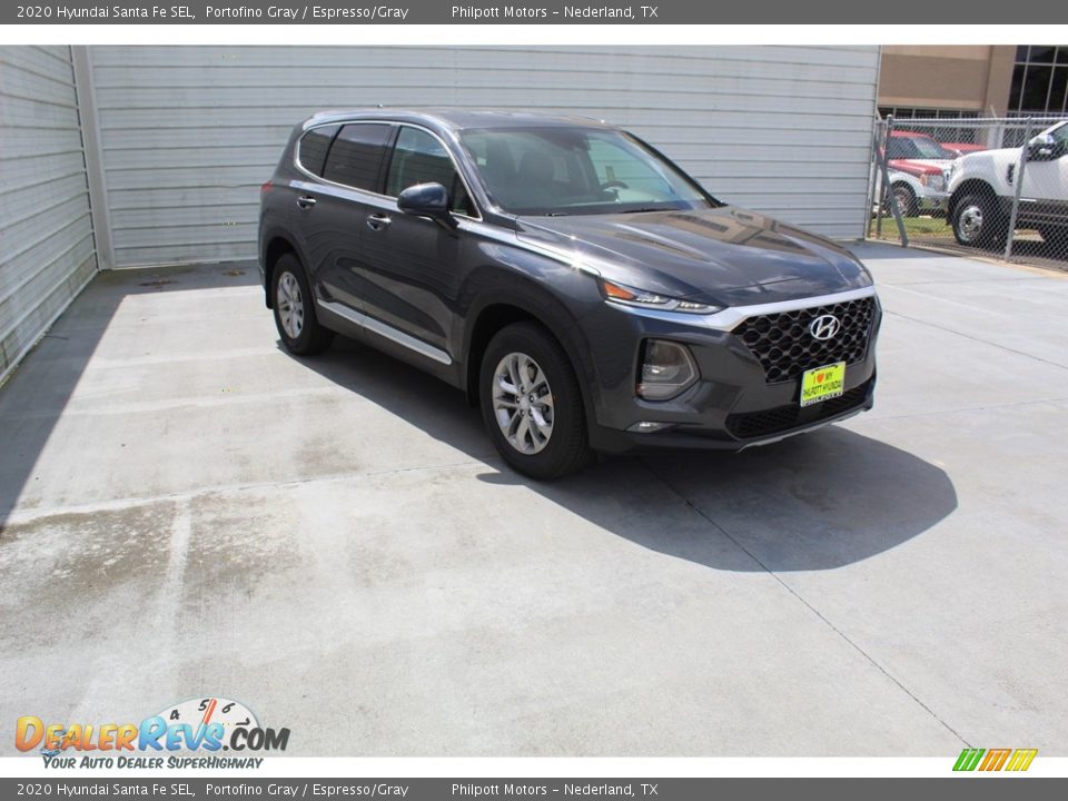 2020 Hyundai Santa Fe SEL Portofino Gray / Espresso/Gray Photo #2