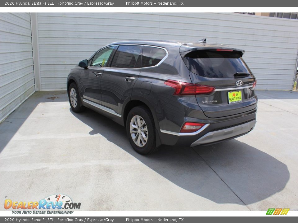 2020 Hyundai Santa Fe SEL Portofino Gray / Espresso/Gray Photo #6