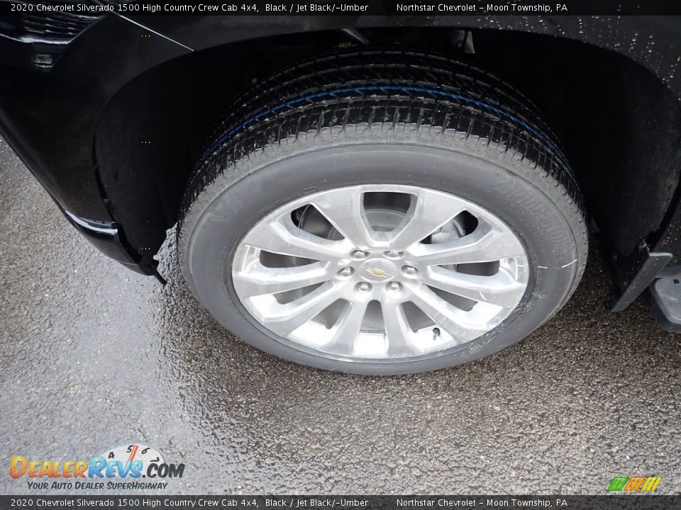 2020 Chevrolet Silverado 1500 High Country Crew Cab 4x4 Black / Jet Black/­Umber Photo #2