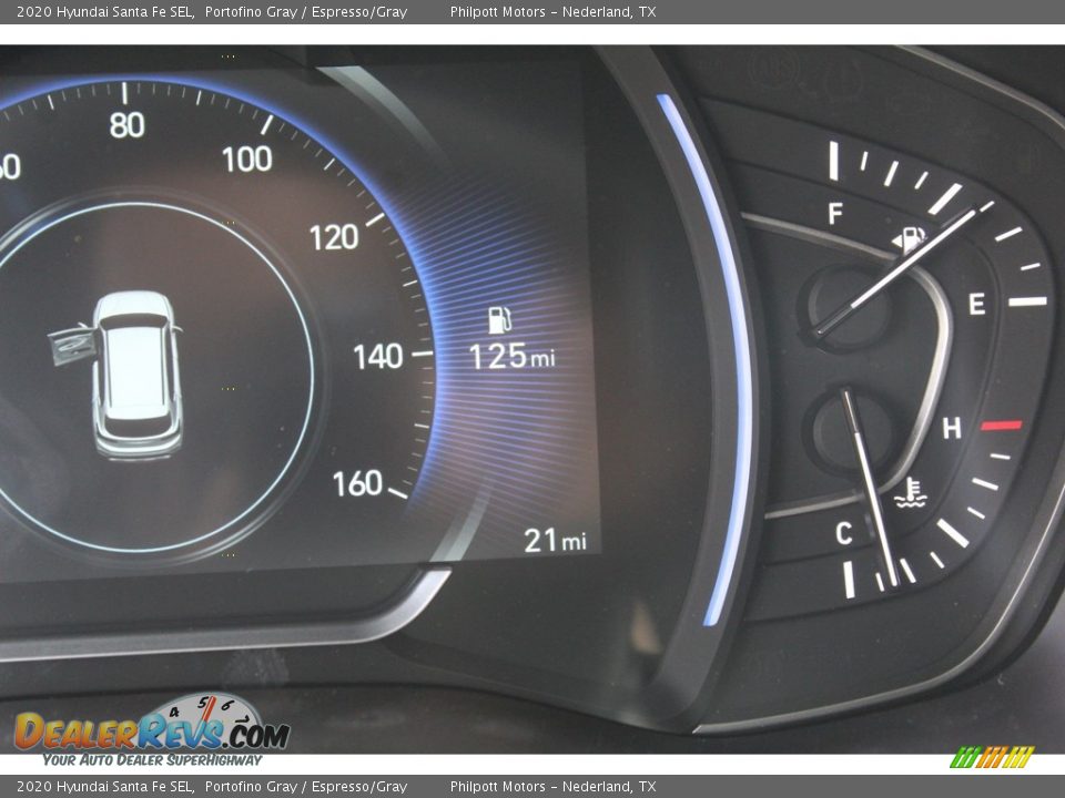 2020 Hyundai Santa Fe SEL Portofino Gray / Espresso/Gray Photo #14
