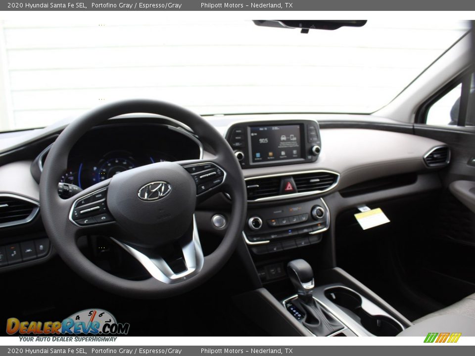 2020 Hyundai Santa Fe SEL Portofino Gray / Espresso/Gray Photo #21