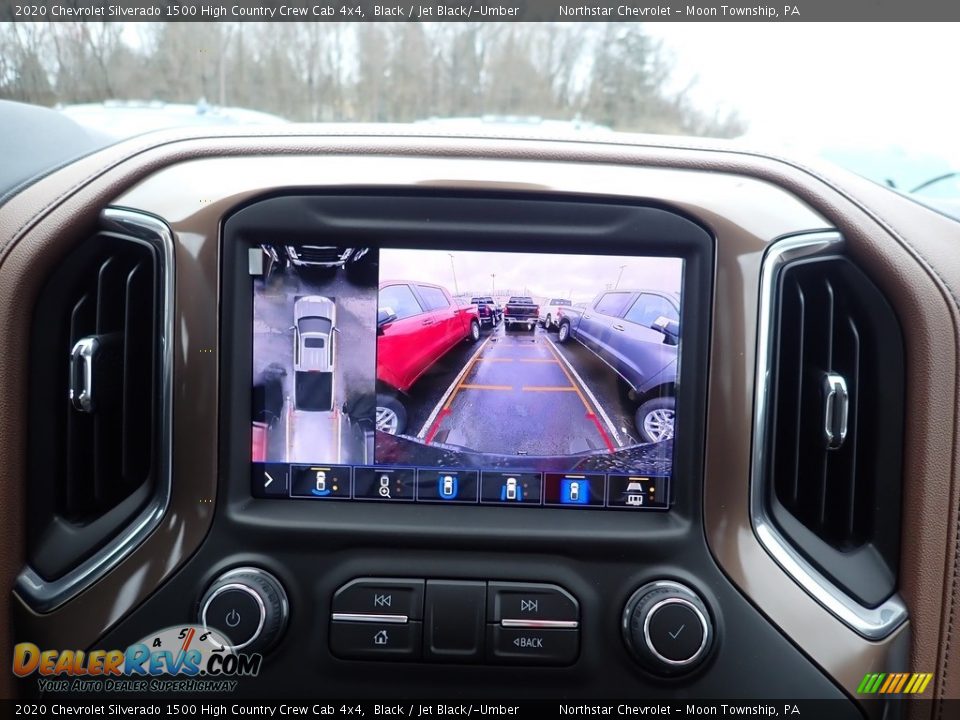2020 Chevrolet Silverado 1500 High Country Crew Cab 4x4 Black / Jet Black/­Umber Photo #19