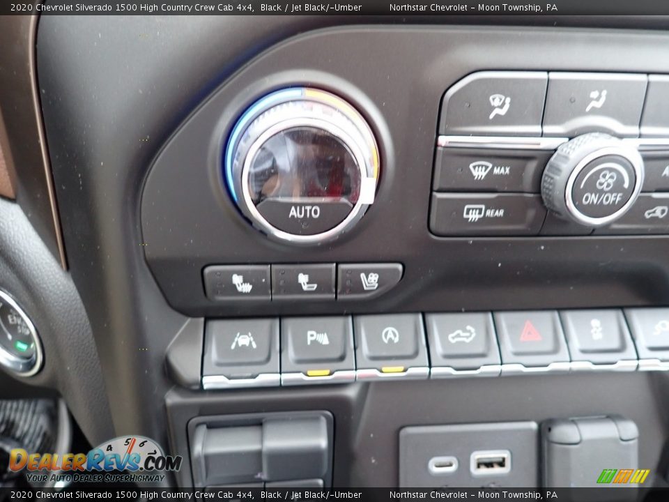 2020 Chevrolet Silverado 1500 High Country Crew Cab 4x4 Black / Jet Black/­Umber Photo #20