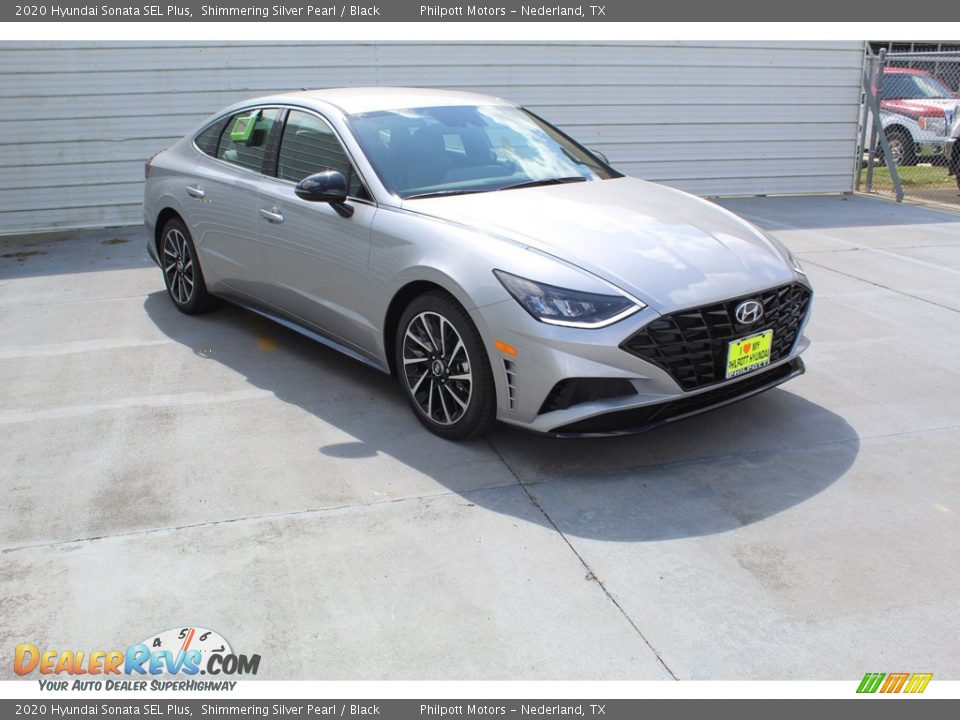 2020 Hyundai Sonata SEL Plus Shimmering Silver Pearl / Black Photo #2