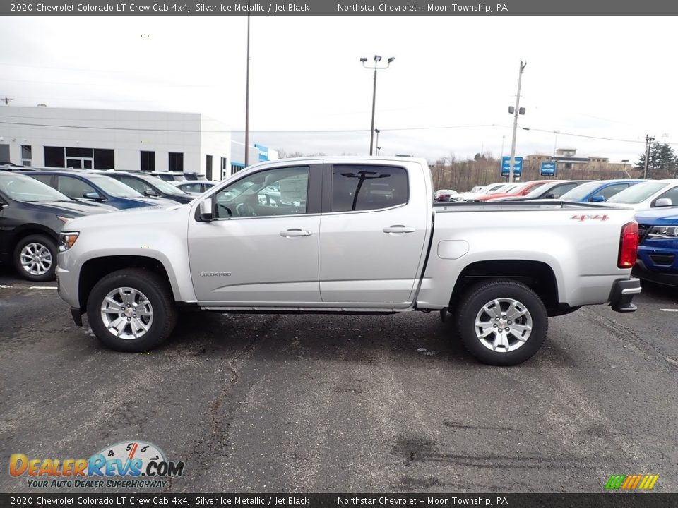 Silver Ice Metallic 2020 Chevrolet Colorado LT Crew Cab 4x4 Photo #2