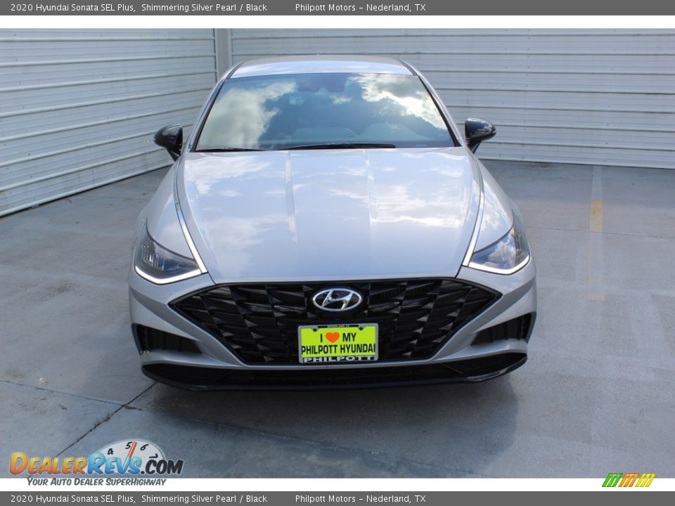 2020 Hyundai Sonata SEL Plus Shimmering Silver Pearl / Black Photo #3