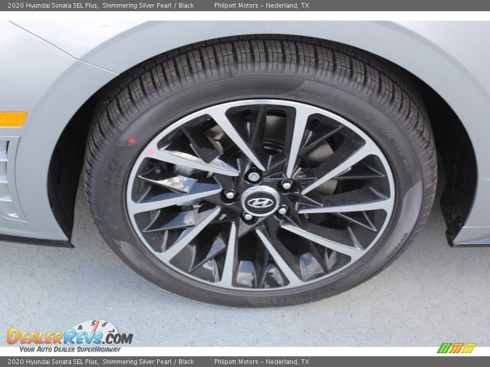 2020 Hyundai Sonata SEL Plus Shimmering Silver Pearl / Black Photo #5