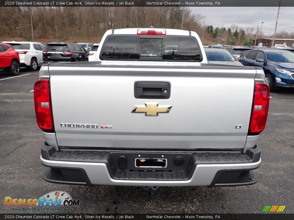 2020 Chevrolet Colorado LT Crew Cab 4x4 Silver Ice Metallic / Jet Black Photo #4