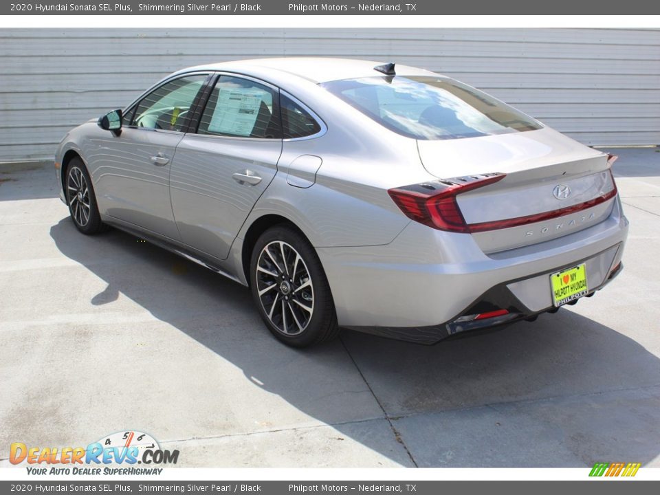 2020 Hyundai Sonata SEL Plus Shimmering Silver Pearl / Black Photo #6