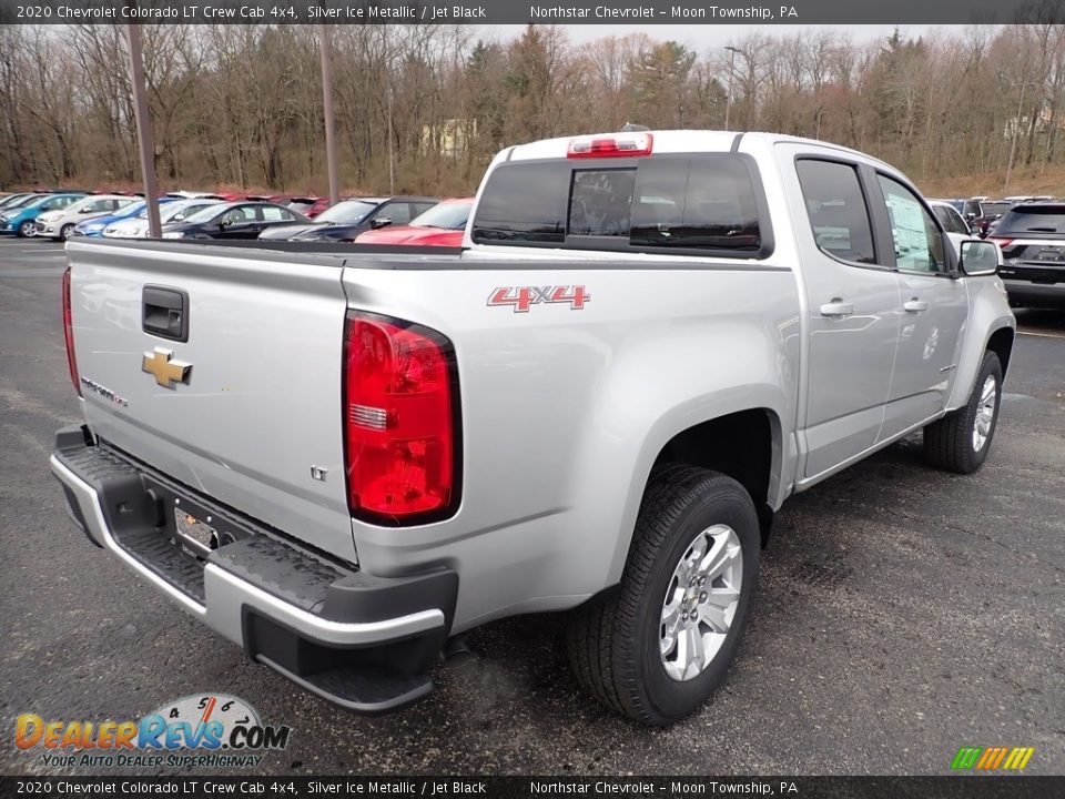 2020 Chevrolet Colorado LT Crew Cab 4x4 Silver Ice Metallic / Jet Black Photo #5