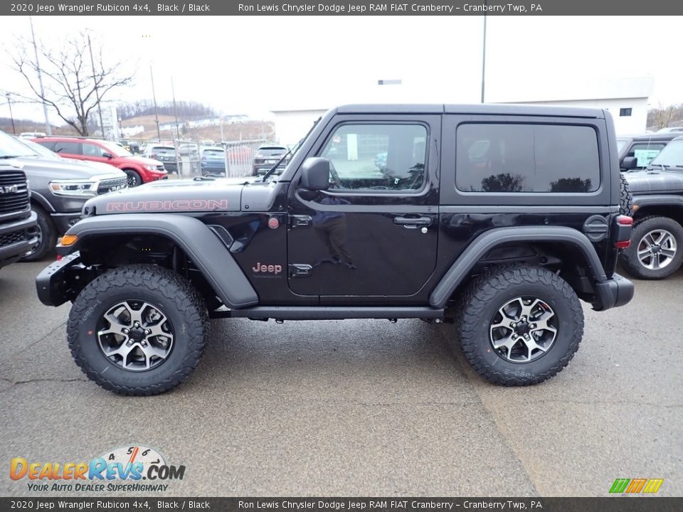 Black 2020 Jeep Wrangler Rubicon 4x4 Photo #2