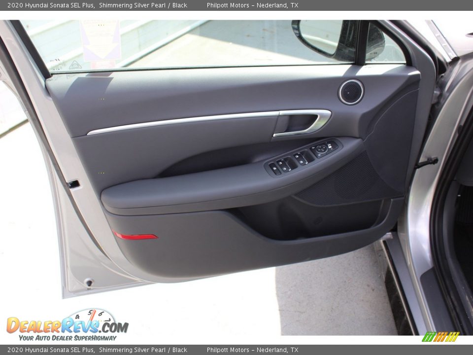 2020 Hyundai Sonata SEL Plus Shimmering Silver Pearl / Black Photo #9
