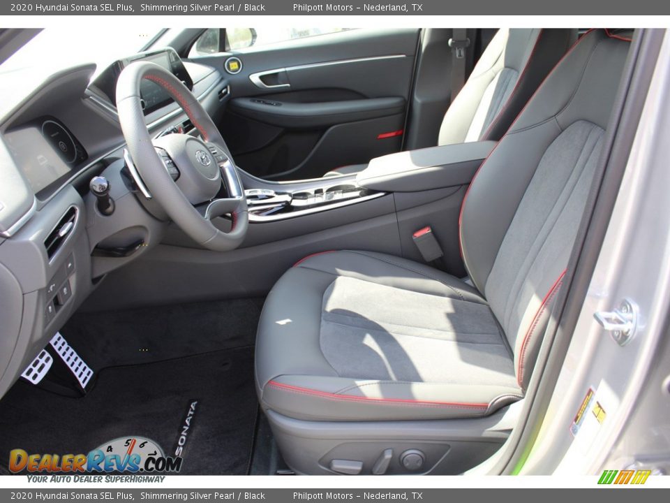 2020 Hyundai Sonata SEL Plus Shimmering Silver Pearl / Black Photo #10