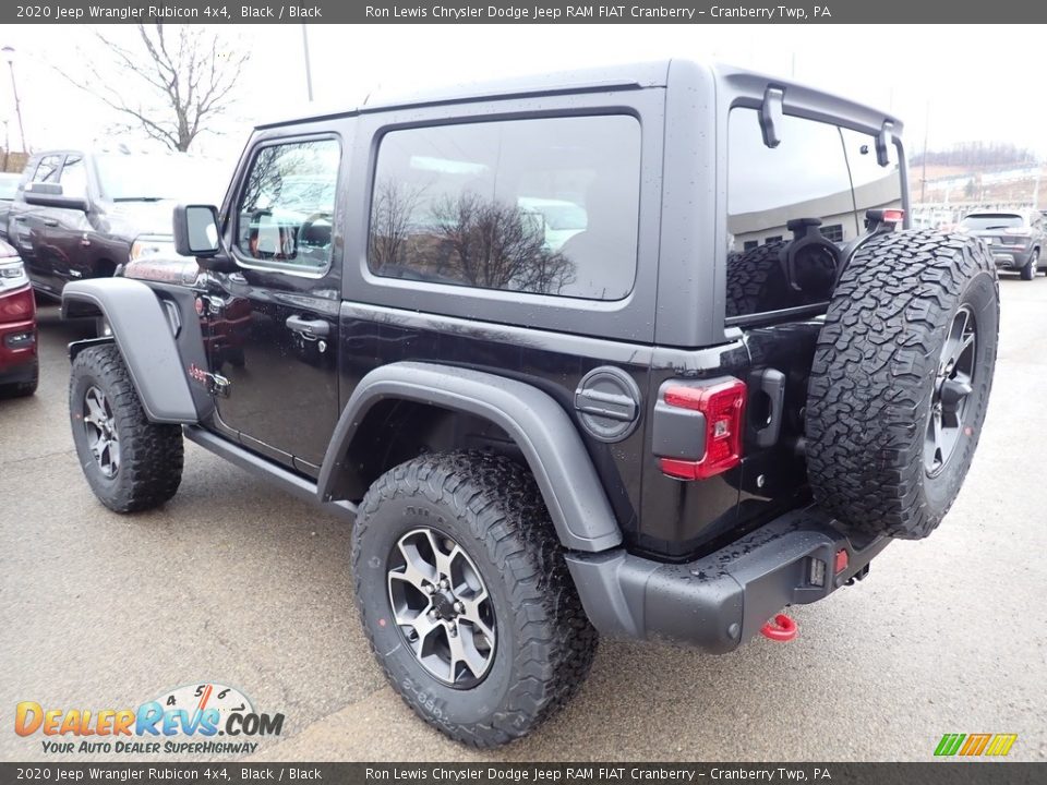 2020 Jeep Wrangler Rubicon 4x4 Black / Black Photo #3