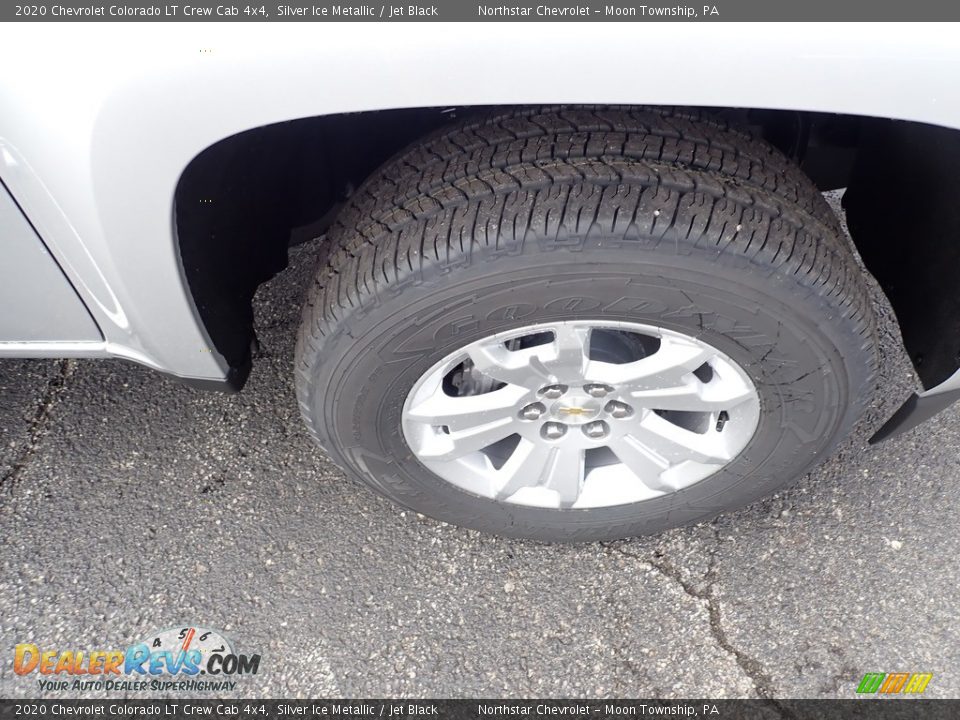 2020 Chevrolet Colorado LT Crew Cab 4x4 Silver Ice Metallic / Jet Black Photo #9