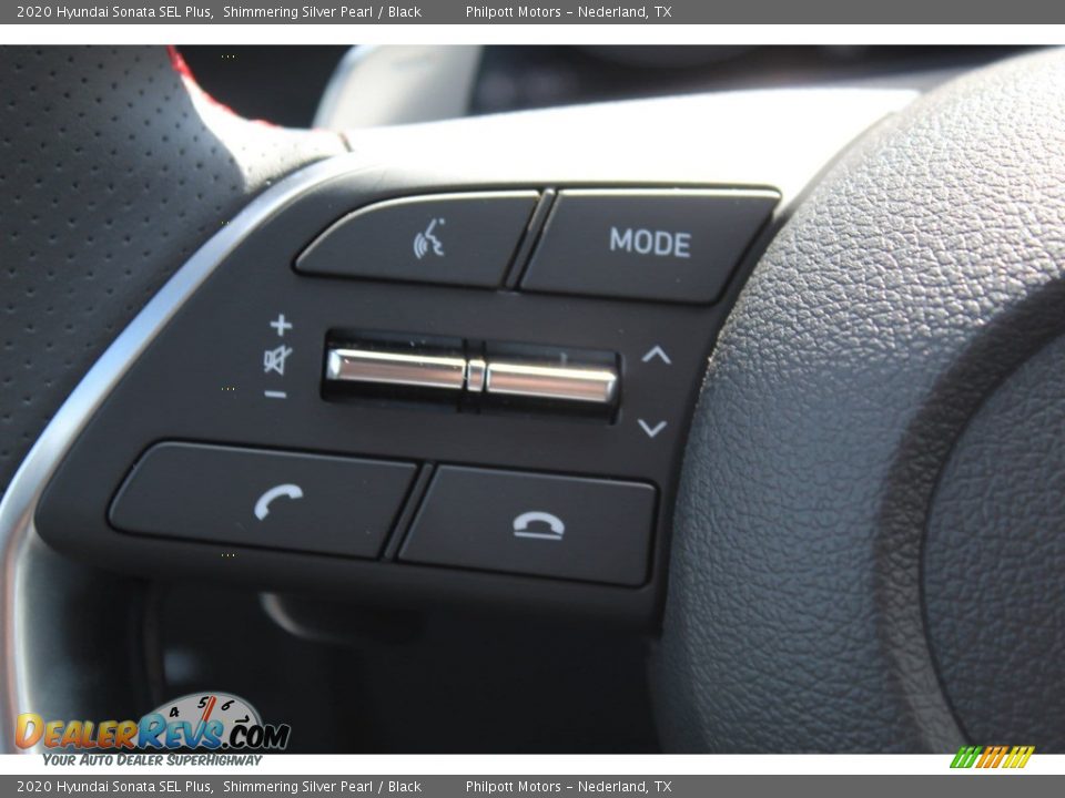 2020 Hyundai Sonata SEL Plus Shimmering Silver Pearl / Black Photo #11