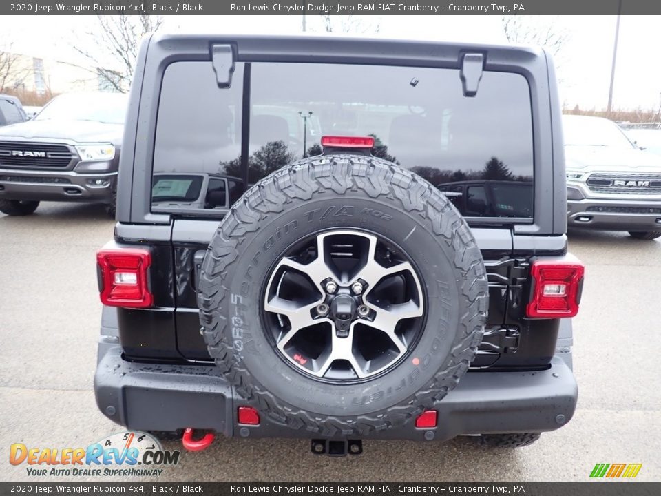 2020 Jeep Wrangler Rubicon 4x4 Black / Black Photo #4