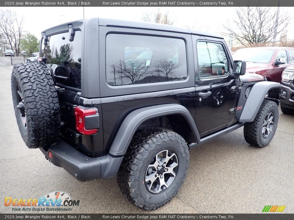 2020 Jeep Wrangler Rubicon 4x4 Black / Black Photo #5