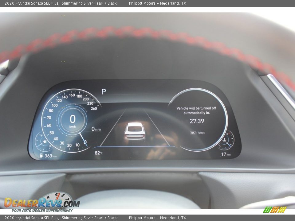 2020 Hyundai Sonata SEL Plus Shimmering Silver Pearl / Black Photo #13