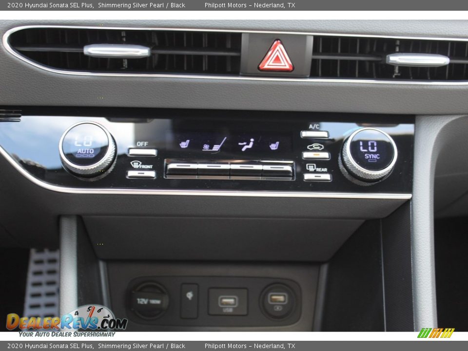 2020 Hyundai Sonata SEL Plus Shimmering Silver Pearl / Black Photo #16