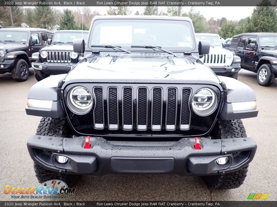 2020 Jeep Wrangler Rubicon 4x4 Black / Black Photo #8