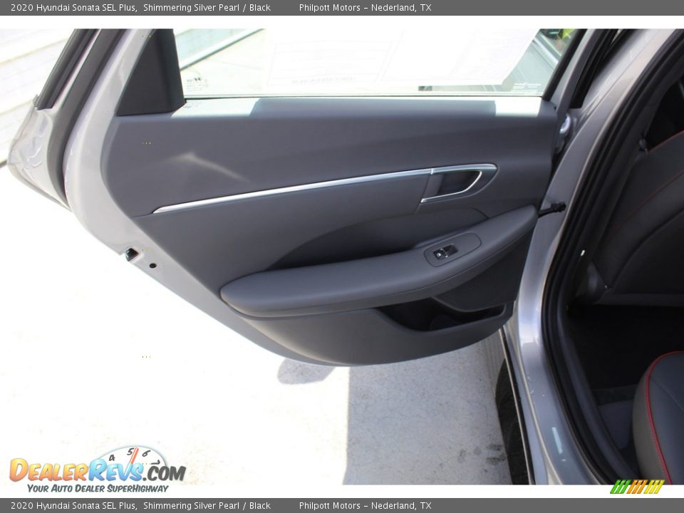 2020 Hyundai Sonata SEL Plus Shimmering Silver Pearl / Black Photo #18