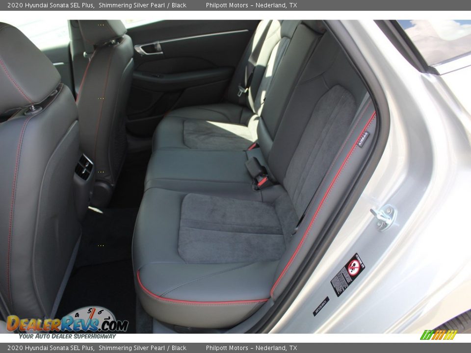2020 Hyundai Sonata SEL Plus Shimmering Silver Pearl / Black Photo #19
